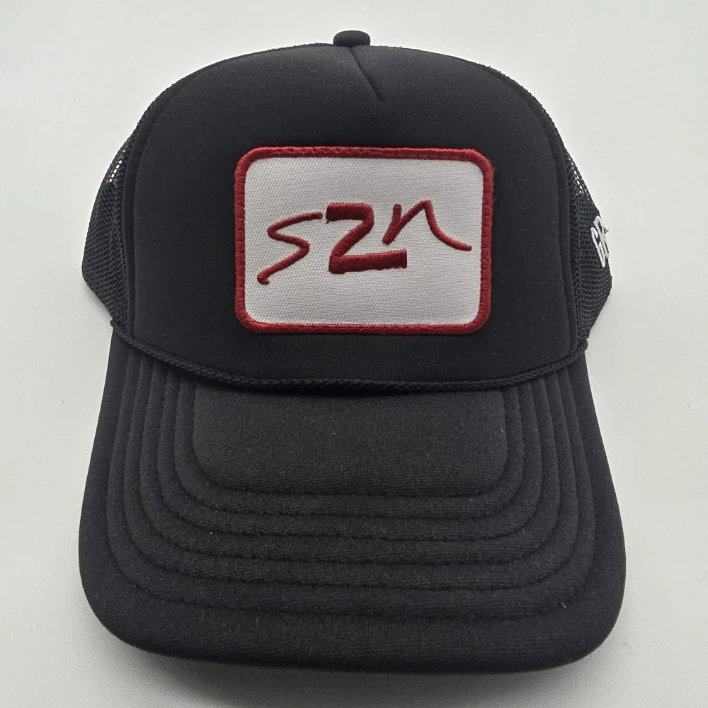 GR8 SZN Trucker Hat Bundle Lot of 2 New Adjustable Snapback Caps Black Pink